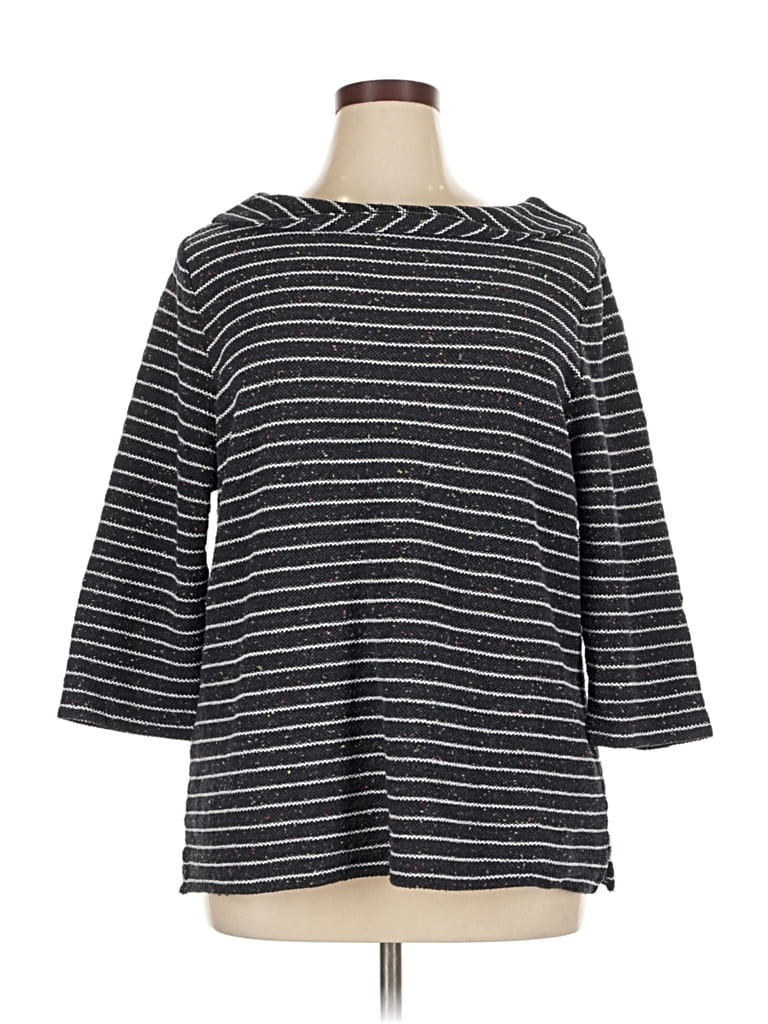 Pre-owned Talbots Outlet Pullover Sweater In Gray