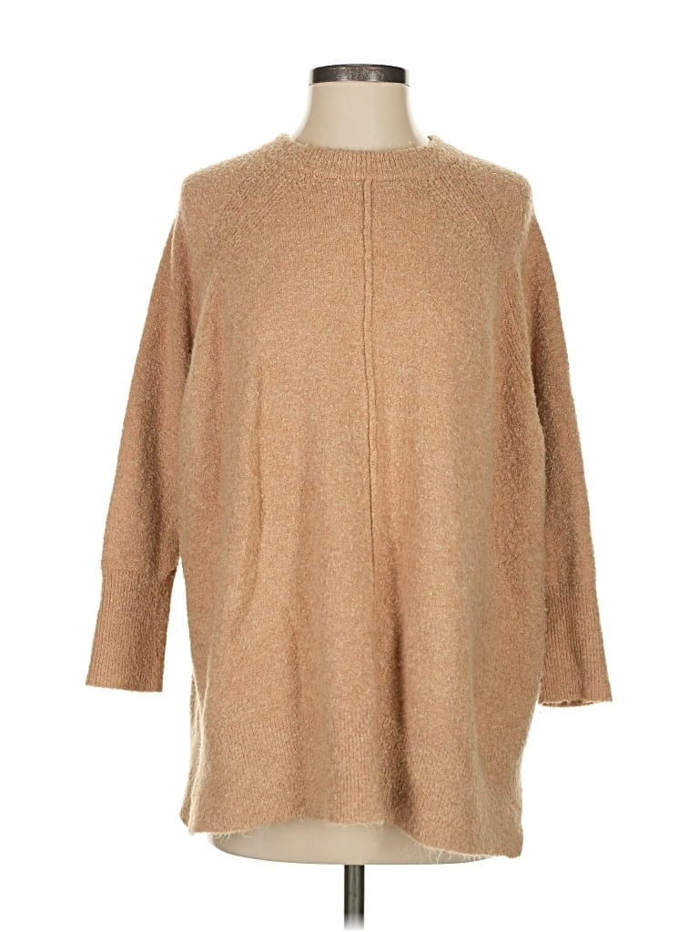 Pre-owned Lou & Grey For Loft Pullover Sweater In Brown