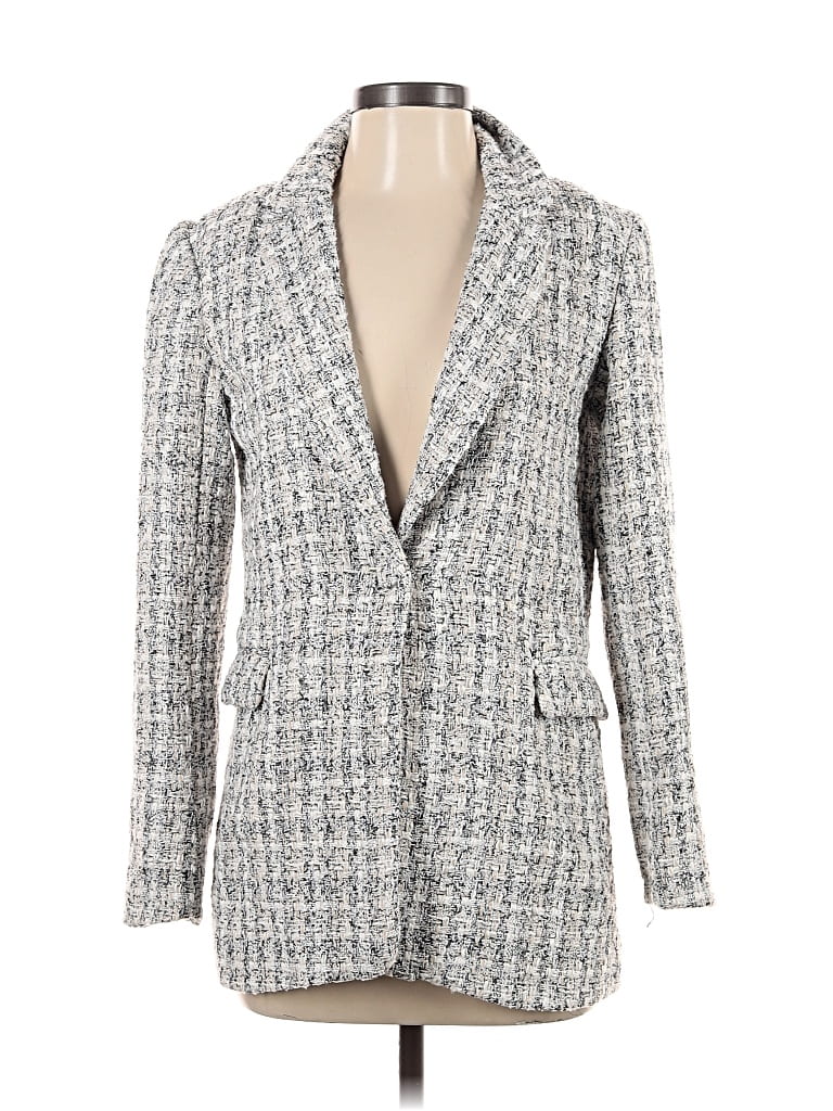 Pre-owned Rachel Zoe Tjx Blazer Jacket In Gray