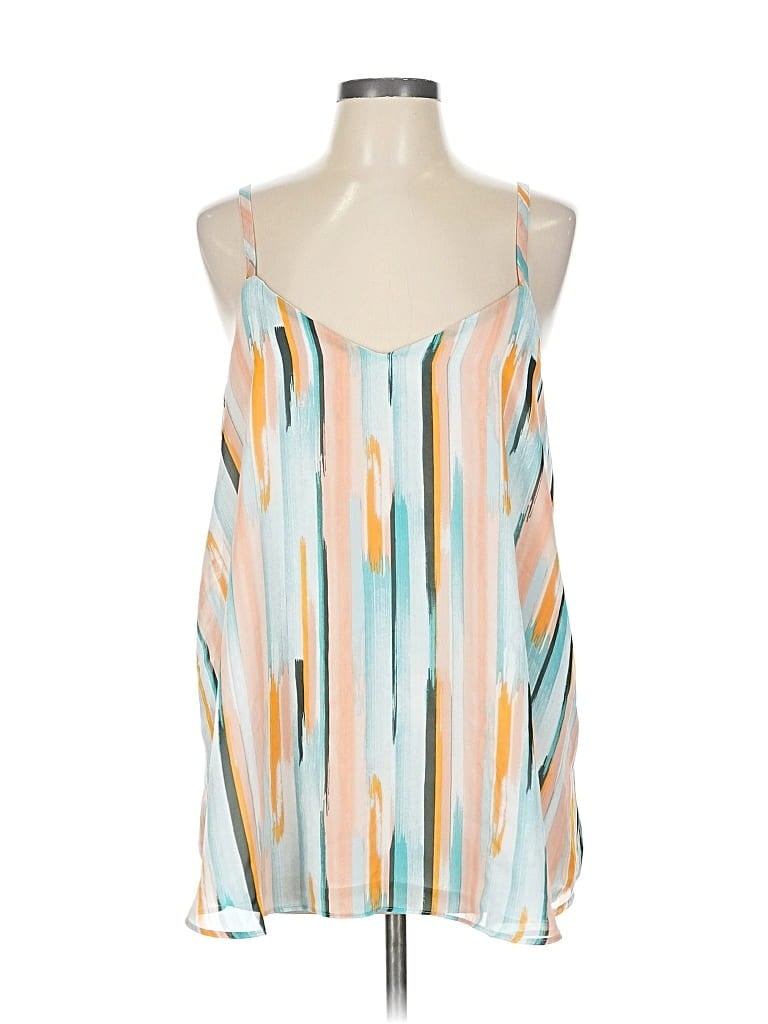 Pre-owned Torrid Sleeveless Blouse In Blue