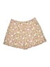 MDS Stripes 100% Cotton Floral Yellow Shorts Size 2 - photo 2