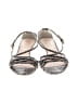 Elie Tahari Silver Gray Wedges Size EU 37 1/2 - photo 2