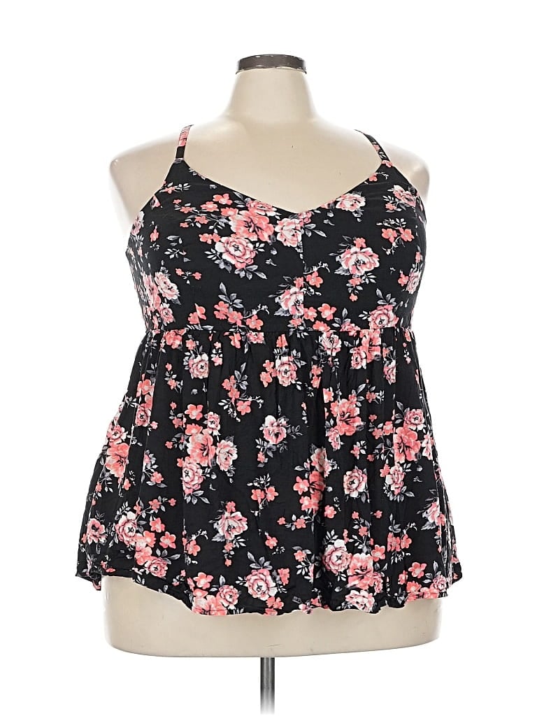 Pre-owned Torrid Sleeveless Blouse In Black