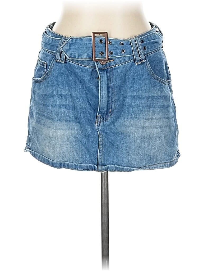 Click to view more detailed imagery on our partner's website Pre-owned Sincerely Jules Denim Skirt In Blue