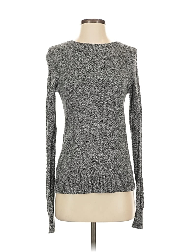 Pre-owned Ann Taylor Loft Pullover Sweater In Gray