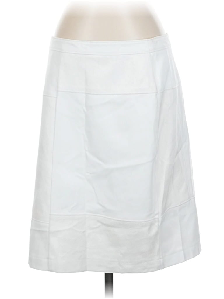 Pre-owned Inc International Concepts Formal Skirt In White