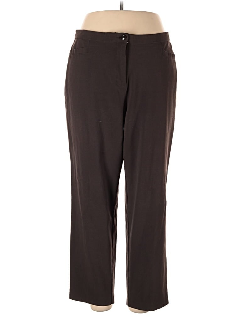 Pre-owned Dressbarn Dress Pants In Brown