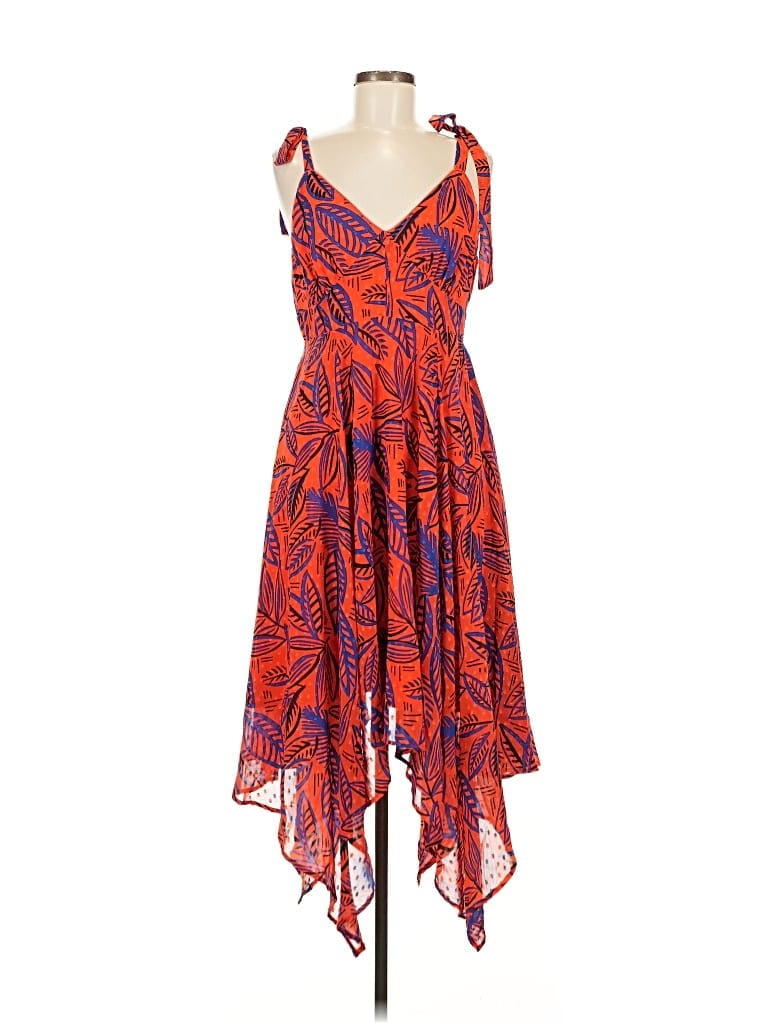 Pre-owned Alexis Cocktail Dress In Orange