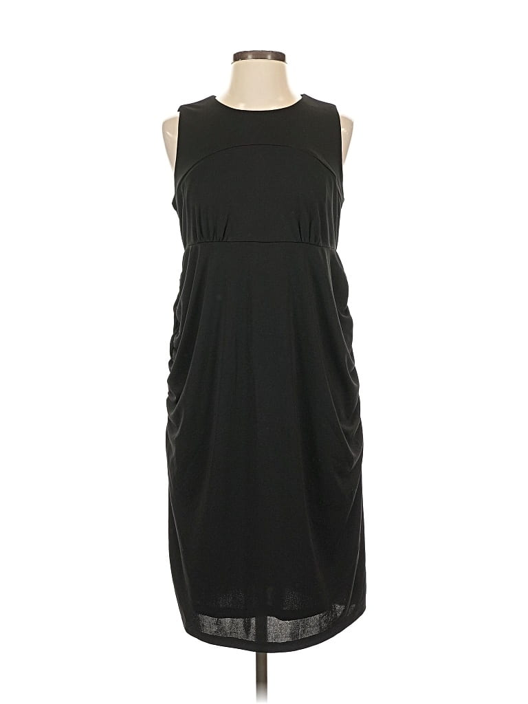 Pre-owned Ann Taylor Loft Cocktail Dress In Black