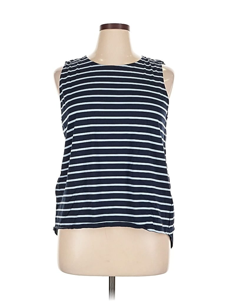 Pre-owned Tommy Hilfiger Sleeveless T-shirt In Blue