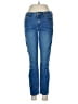 7 For All Mankind Hearts Blue Jeans Size 28 waist - photo 1
