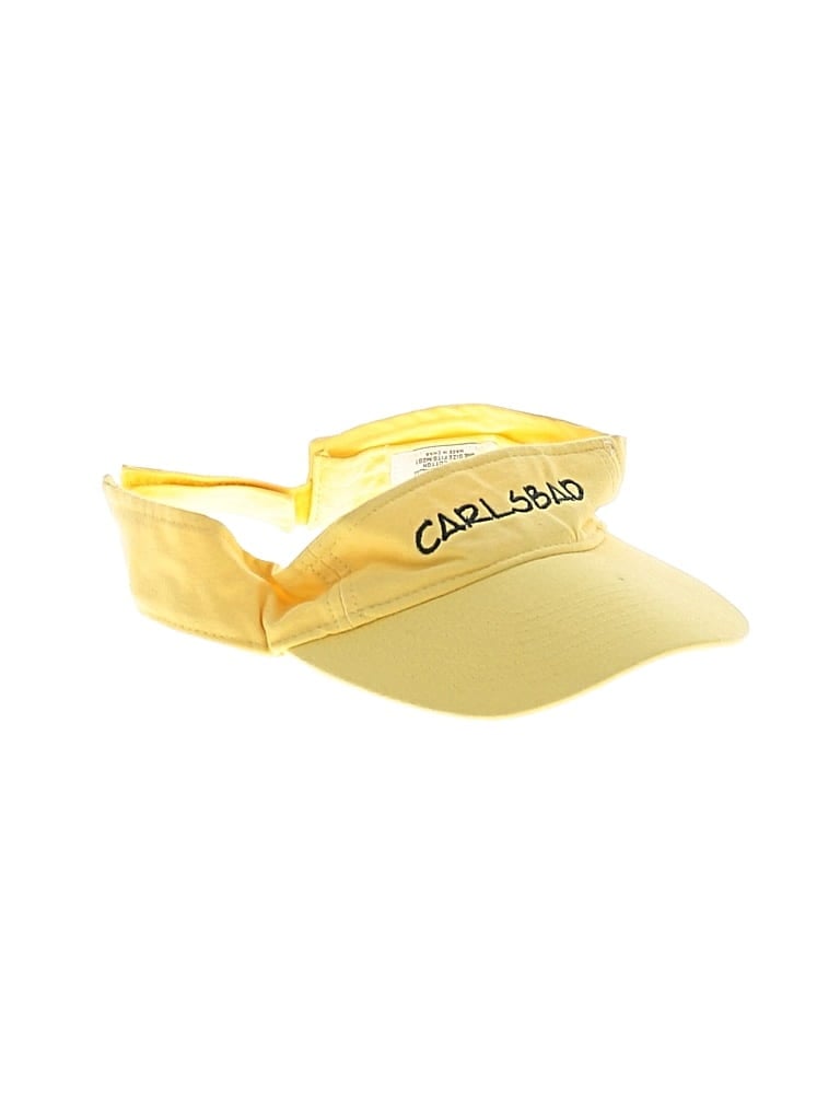 Pre-owned Assorted Brands Visor In Yellow