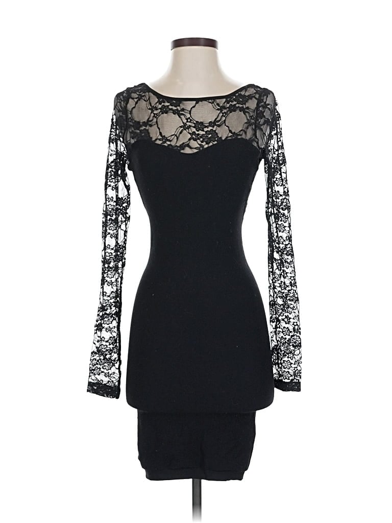 Pre-owned Bebe Cocktail Dress In Black