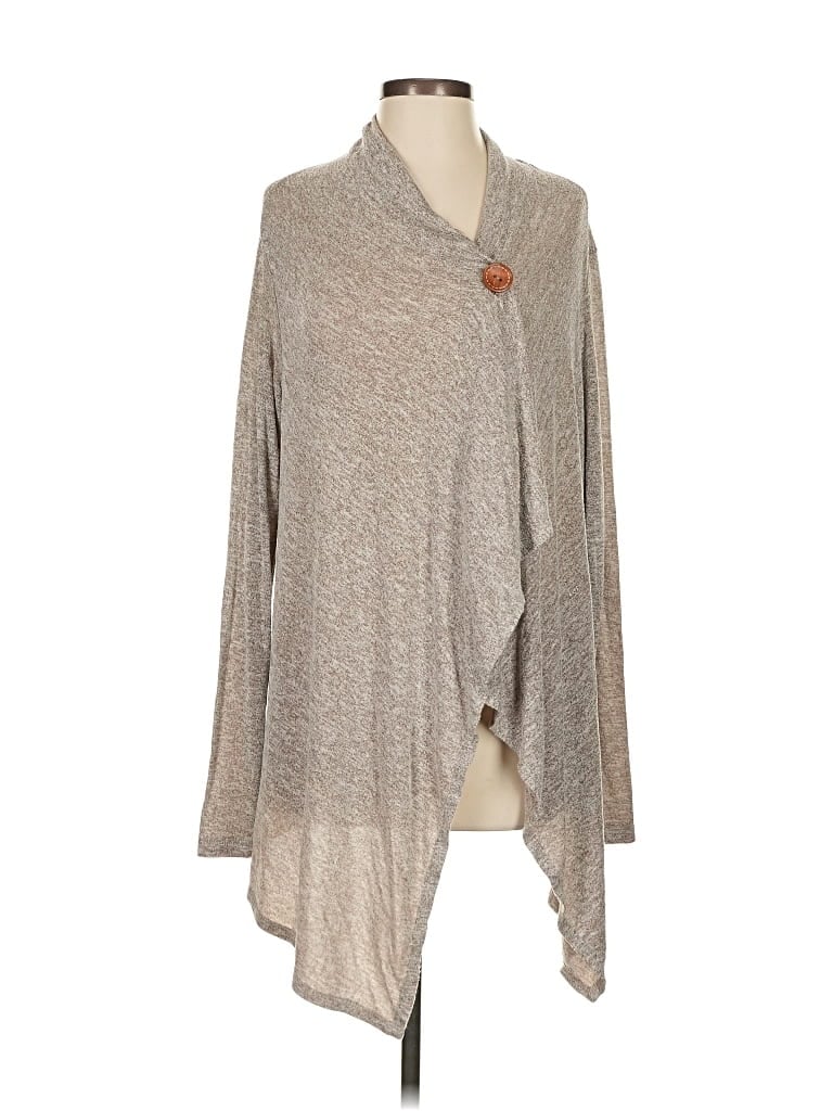Pre-owned Bobeau Cardigan Sweater In Brown