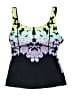 Athleta Paisley Black One Piece Swimsuit Size XS - photo 1