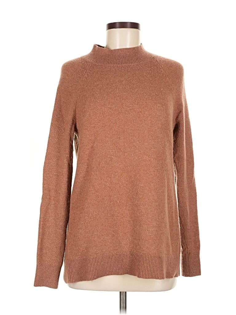 Pre-owned Ann Taylor Loft Turtleneck Sweater In Brown