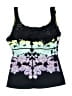 Athleta Paisley Black One Piece Swimsuit Size XS - photo 2