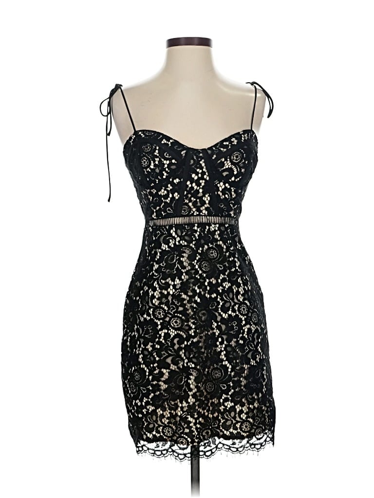 Pre-owned Astr Cocktail Dress In Black