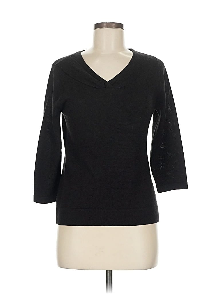 Pre-owned Coldwater Creek Pullover Sweater In Black