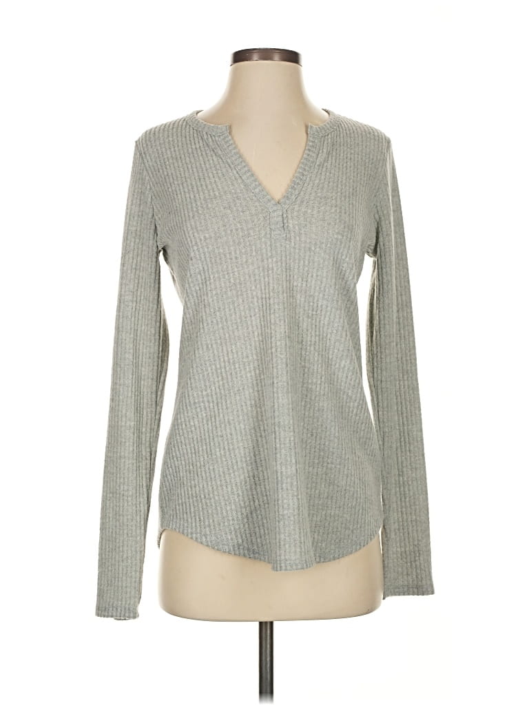 Pre-owned Nine Britton Pullover Sweater In Gray