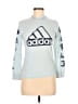 Adidas 100% Cotton Blue Sweatshirt Size M - photo 1