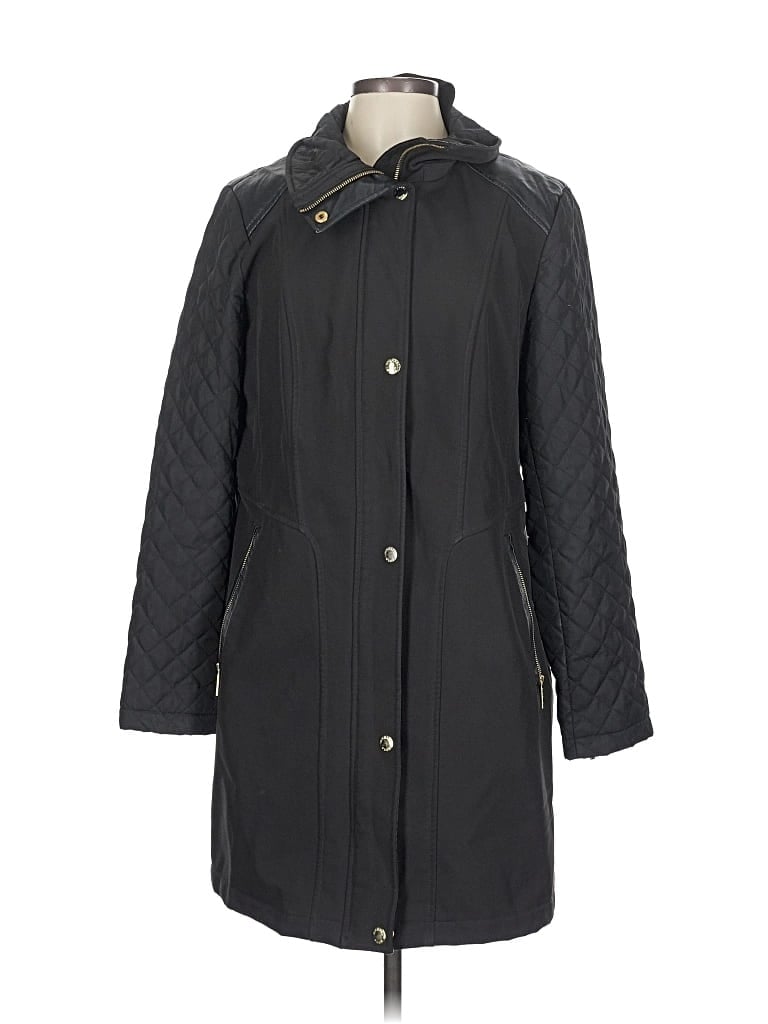 Pre-owned Michael Michael Kors Coat In Black