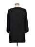 H&M 100% Polyester Black 3/4 Sleeve Blouse Size 6 - photo 2