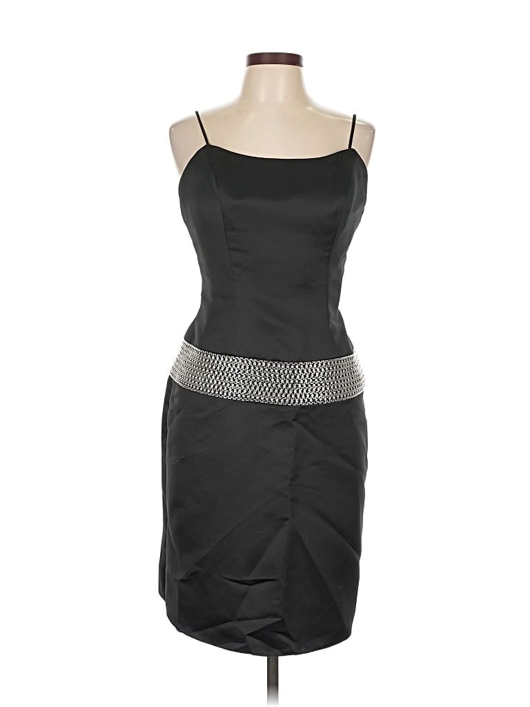 Pre-owned Assorted Brands Cocktail Dress In Black