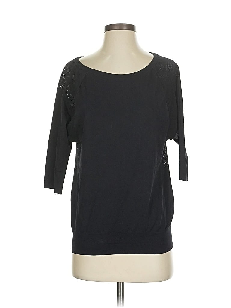 SWEATY BETTY Pre-owned 3/4 Sleeve T-shirt In Black