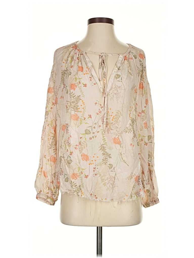 OLIVACEOUS Pre-owned 3/4 Sleeve Blouse In White