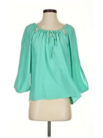 Alice & Trixie 3/4 Sleeve Silk Top (view 1)