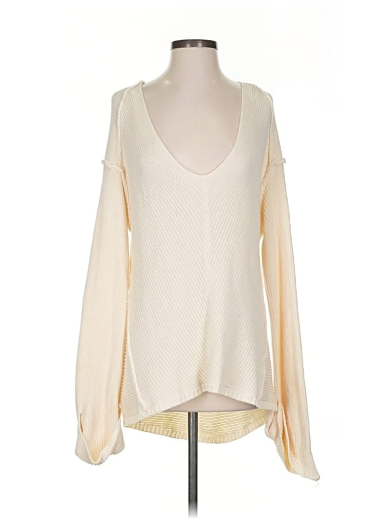 Pre-owned Astr Pullover Sweater In White