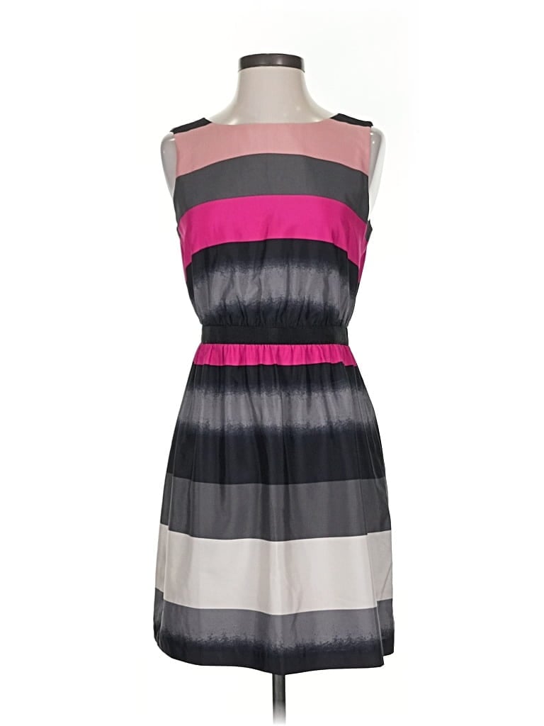 Pre-owned Ann Taylor Loft Casual Dress In Gray