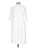 Unbranded 100% Polyester White Casual Dress Size L (estimated) - photo 4