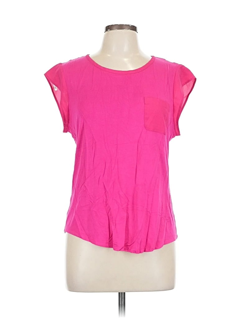 Pre-owned Calvin Klein Short Sleeve T-shirt In Pink
