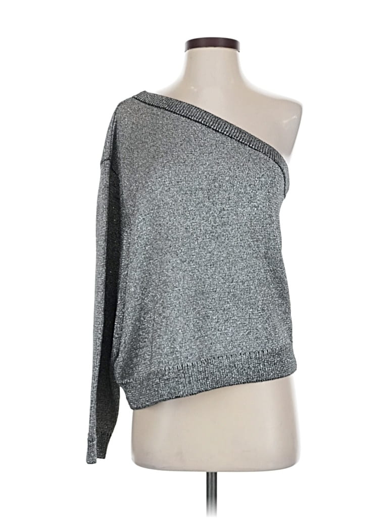 Pre-owned Rta Cardigan Sweater In Silver
