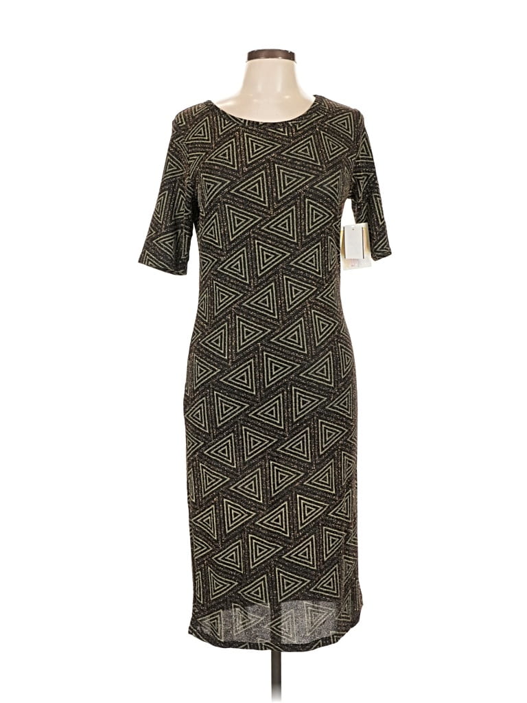 Pre-owned Lularoe Cocktail Dress In Brown