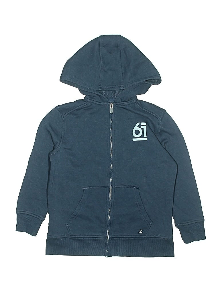 Pre-owned Xersion Kids' Zip Up Hoodie In Blue