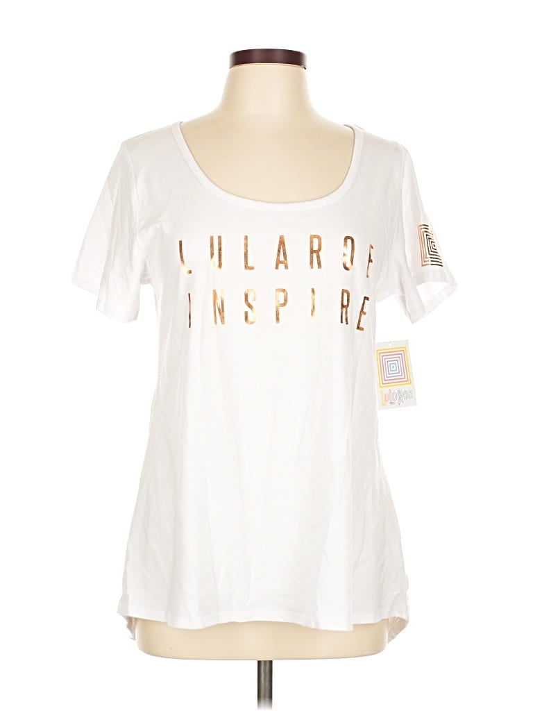 Lularoe Short Sleeve T-shirt In White