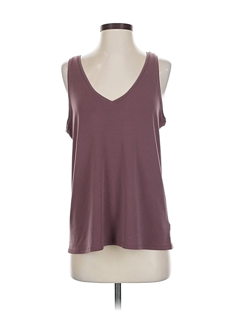 EXPRESS Pre-owned Sleeveless Top Burgundy V Neck Tops