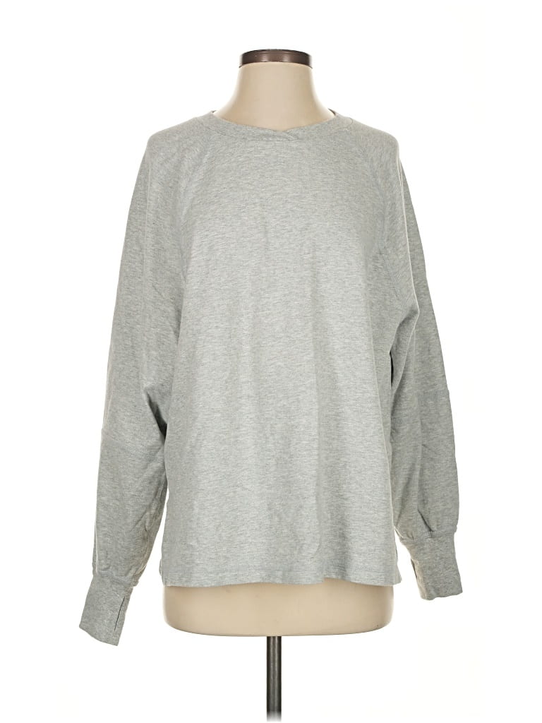 Pre-owned Offline By Aerie Sweatshirt In Silver