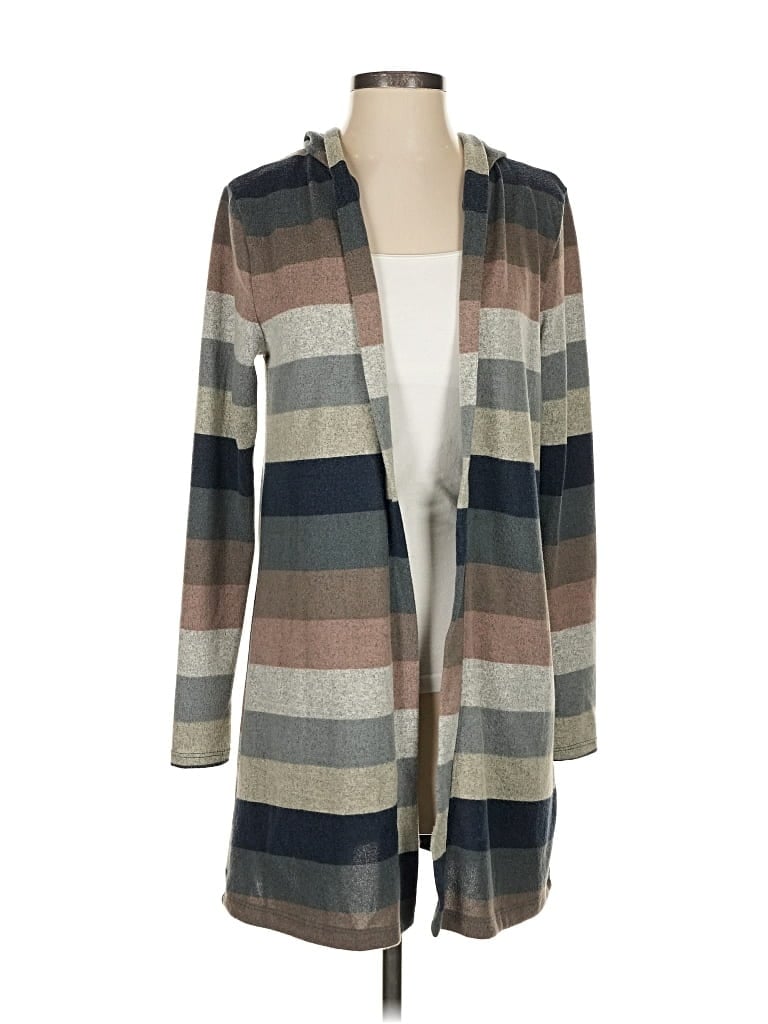 Pre-owned Truself Cardigan Sweater In Gray