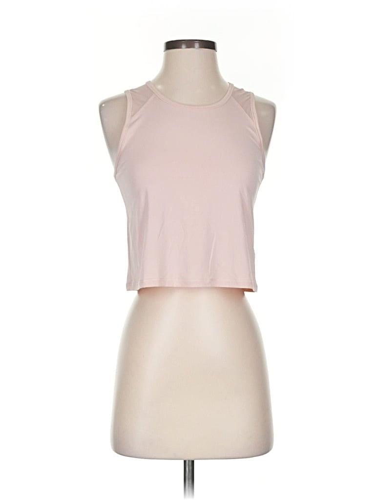 Pre-owned Offline By Aerie Tank Top Pink Halter Neckline Tops