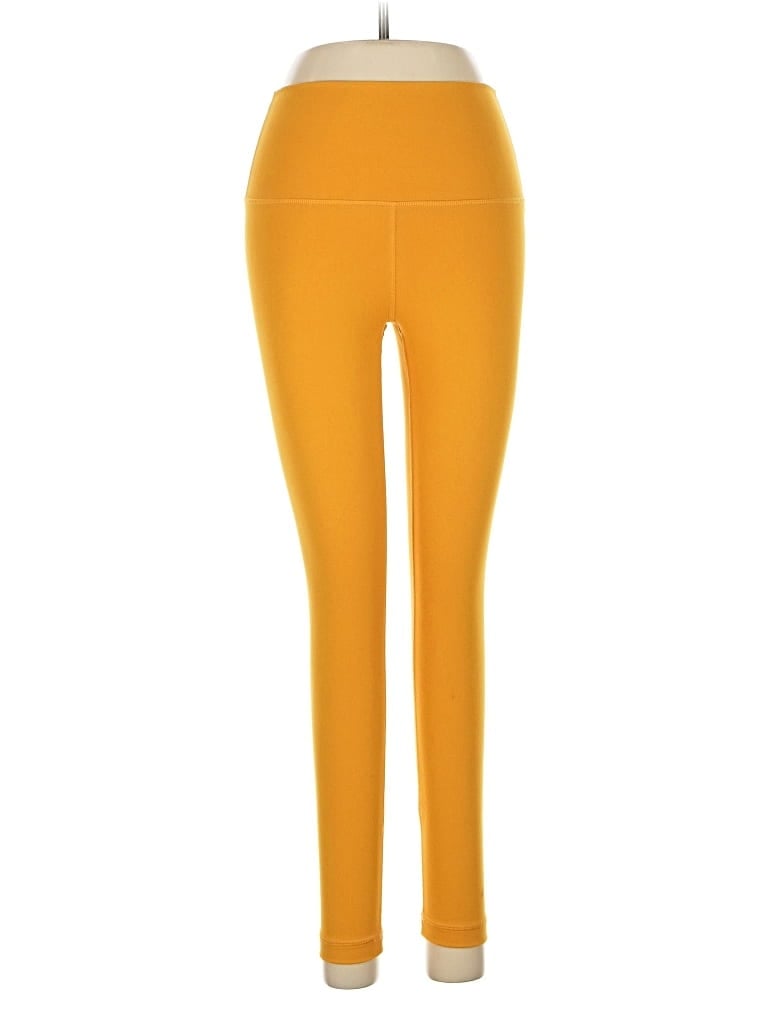 YOGALICIOUS Pre-owned Active Pants In Yellow