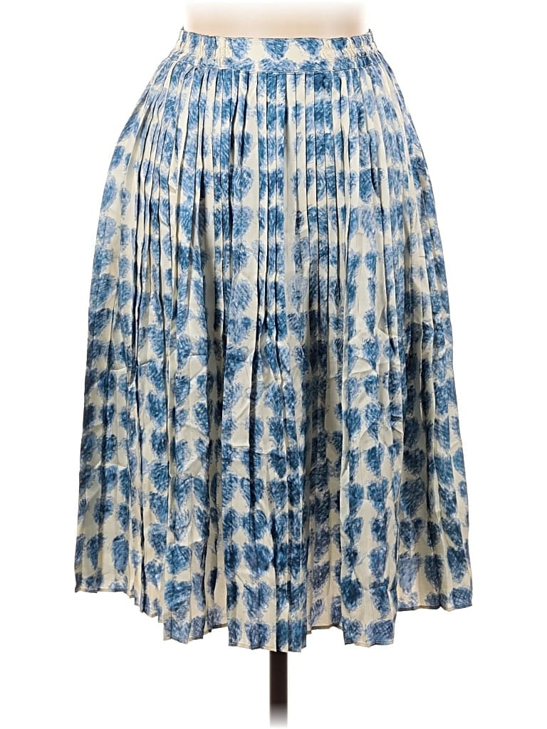 Click to view more detailed imagery on our partner's website Pre-owned Red Valentino Silk Skirt In Blue