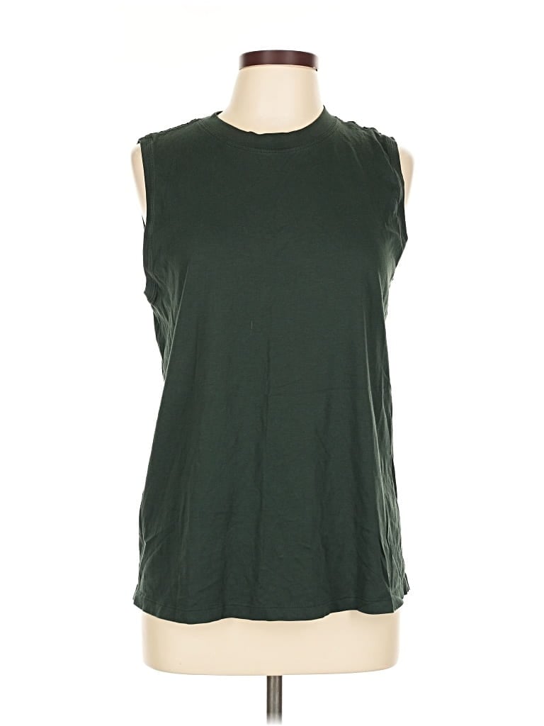 Pre-owned Lululemon Athletica Sleeveless T-shirt In Blue