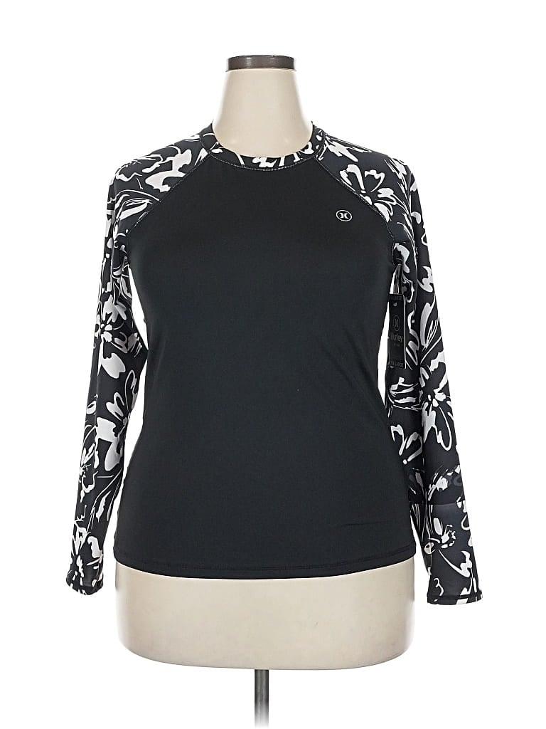 Hurley Long Sleeve T-shirt In Black