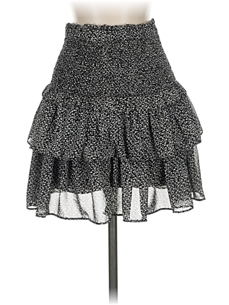 Pre-owned We're All Pretty Girls Wool Skirt In Black