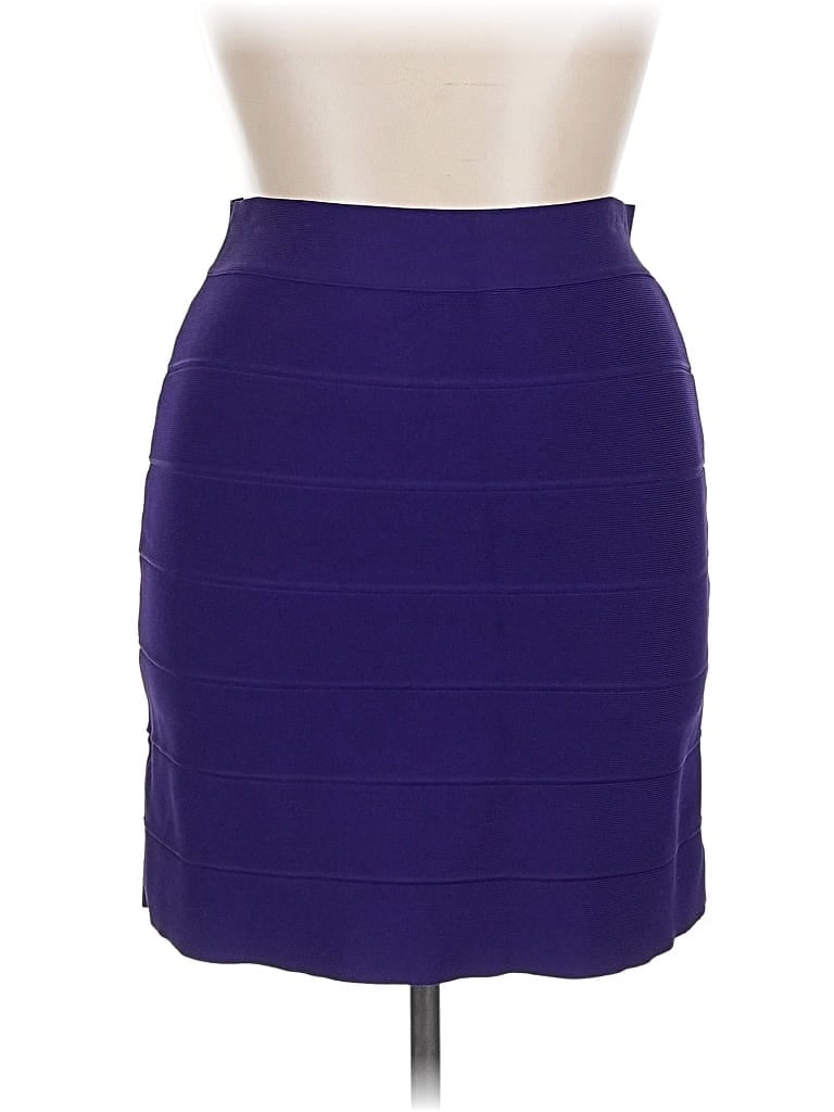 Pre-owned Inc International Concepts Formal Skirt In Purple