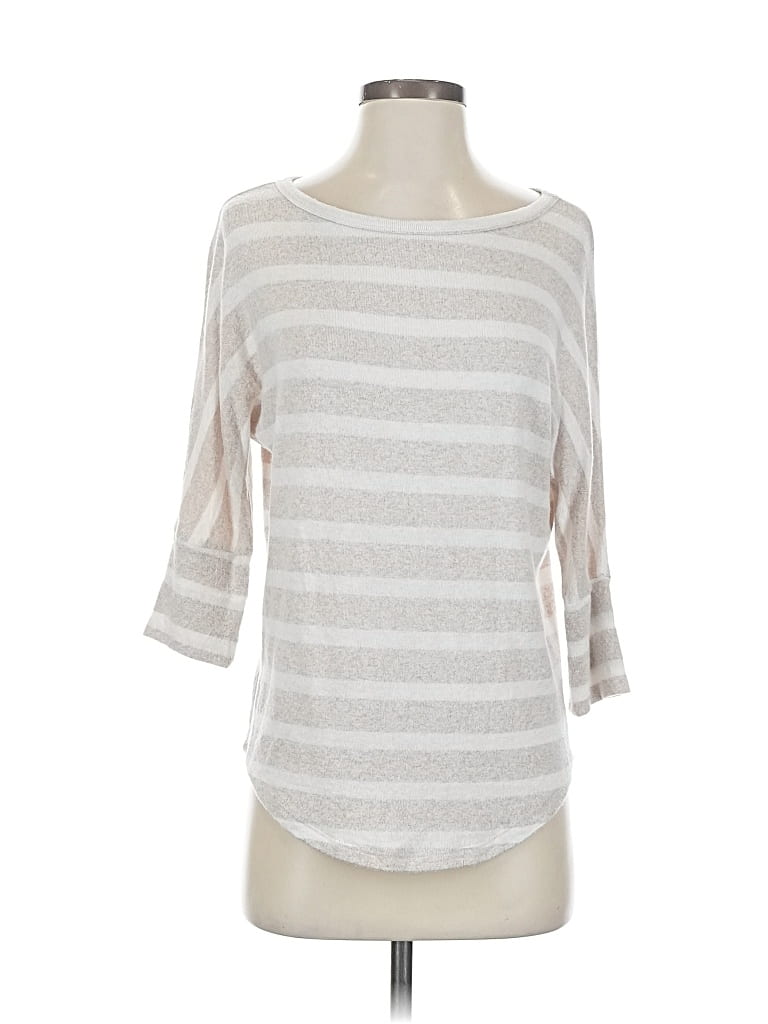 Pre-owned Market & Spruce Pullover Sweater In Silver